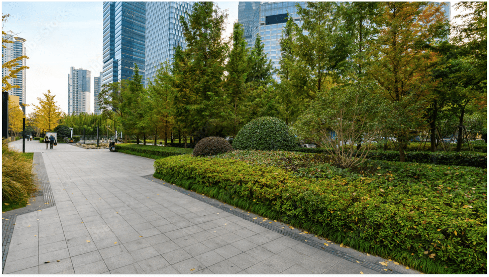 Financial center office building in Lujiazui, Shanghai, China