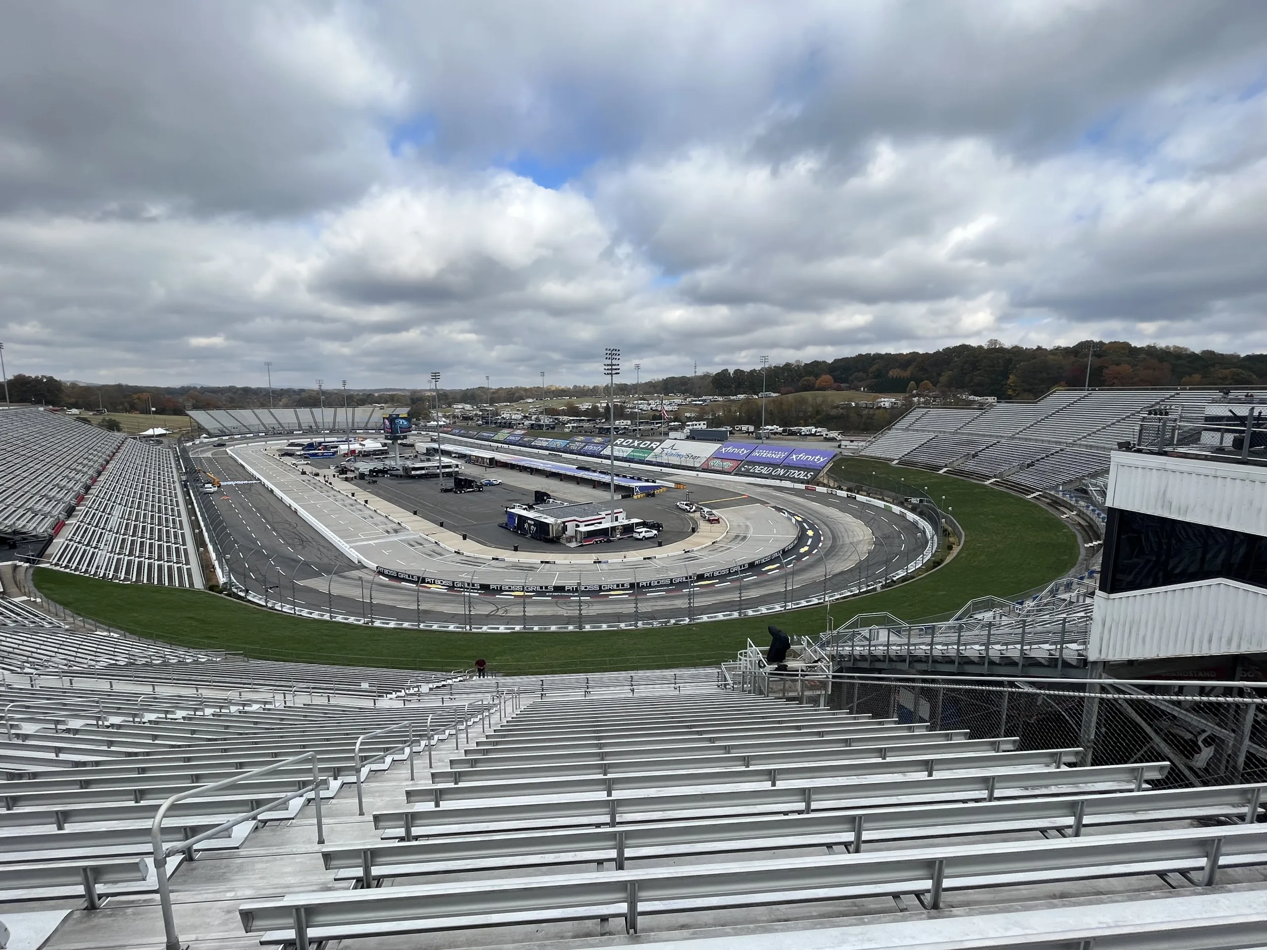 Martinsville Speedway project completed overhead